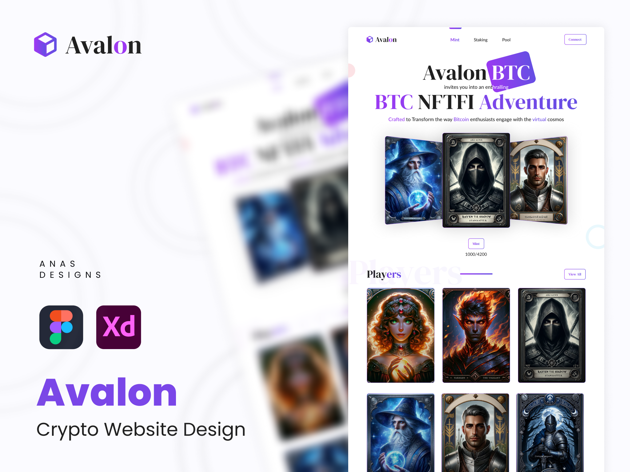 Avalon BTC Website Design